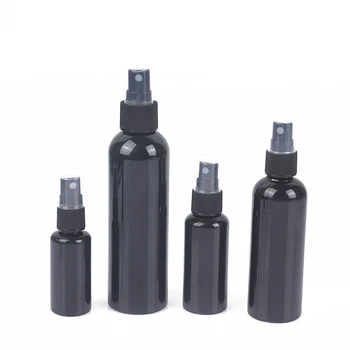 10-200ml Negru Reîncărcabile Sticle de Plastic cu Pulverizator de Parfum Goale de Spray Sticla Returnabile Mist Pompa de Ulei Esențial Atomizor