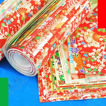 100 BUC/LOT Mixt 14cm Japoneză Origami Hârtie hârtie de culoare Manual DIY hârtie Pliat Hârtie kraft