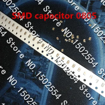 100BUC/LOT condensator ceramic SMD 0805 91P 50V 91PF 910J NPO COG precizie 5%=J condensator