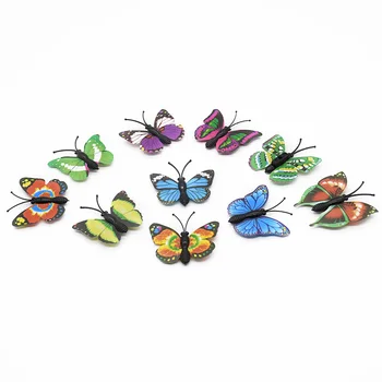 20 de Piese Artificiale Fluture Decor Acasă Frizură Accesorii de Perete Autocolante Diy Cutie de Bomboane de Fundal de Perete