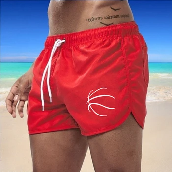 2022 Vara Noi Bărbați Costume de baie Baschet Model Imprimat Uscat Rapid Costume de Înot Mascul Boxer pantaloni Scurți de Înot Trunchiuri de Surf (7colors)