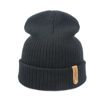 2023 Pălării De Iarnă Pentru Femei, Bărbați Chelioși Căciuli Tricotate Solid Pălărie Rece Fete Toamna Female Beanie Cald Capota Casual Cap De Schi