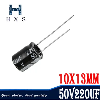 20BUC Higt calitate 50V220UF 10*13mm 220UF 50V 10*13 condensator Electrolitic