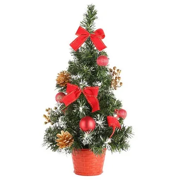30/40CM Masa CONDUS Pom de Crăciun Veioza Decor de Lumină Pin Mini Copac Xmas Decor de Crăciun Cadou de Anul Nou