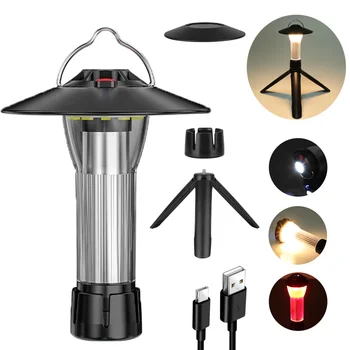 3000mAh Camping Lumina cu Bază Magnetică Similare La Blackdog Obiectivul Zero Lanterna Cu 5 Moduri de Iluminare Lanterne Led-uri Tabără Consumabile