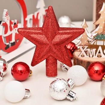 30pcs Ornamente de Crăciun, Bile de Crăciun Copac de Top Star Cutie Cadou Set Pom de Crăciun Pandantiv