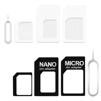 4 în 1 Converti Cartela Nano SIM La Micro Standard Adaptor Pentru Samsung 4G LTE USB Router Wireless Pentru Iphone
