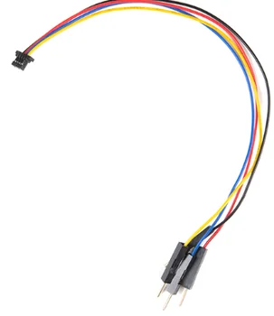 4397 PRT-17912 Cablu - Breadboard Jumper (4-pin) STEMMA QT / Qwiic JST SH 4-pin pentru Premium de sex Masculin Antete Cablu - 200mm Mult