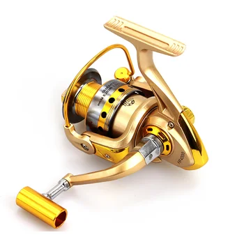 500-9000 Aur lanseta Feeder Corp Metalic Crap Pescuit Spinning Carretilha De Pesca Moulinet 12BB