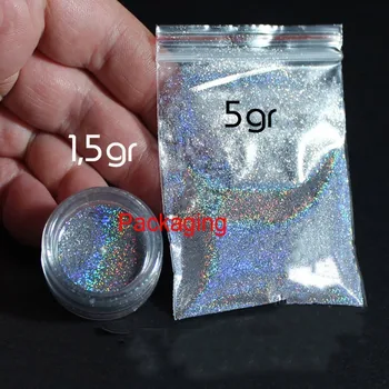 5g Praf Sclipici Holografic 0,08 mm Laser Fine de Pigment Praf Holo Praf Sclipici Manichiura Chrome Pigment Decor