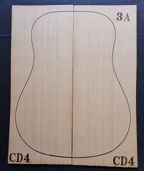 AAA Grad de Cedru Rosu Solid din lemn Chitara de Top 41 Inch DIY Chitara Lemn Panou Manual de Chitara Materiale de 4.5*220*550mm(2 buc)