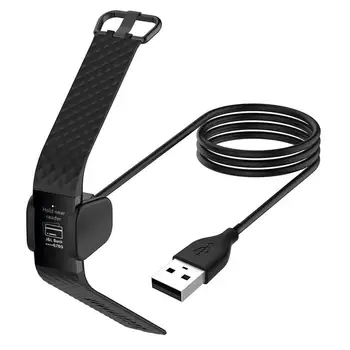 Adaptor încărcător Rapid USB Cablu de Încărcare Clip Pentru Fitbit Charge 4 Trupa Linie Dock Incarcator USB Pentru Fitbit Charge 4 Doc de Încărcare