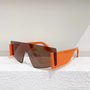 Alb Rosu Portocaliu Negru Temple Stil Sport dintr-O Bucata Obiectiv Cadru Mic Moda pentru Bărbați ochelari de Soare KZ40103U Moda pentru Femei Ochelari