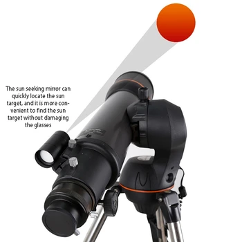 Angeleyes Solare Finder pentru Soare Poziționare Total Finderscope Eclipse & Eclipsa Partiala de Observare pentru Astronomie Telescop