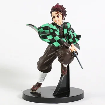 Anime Demon Slayer Kamado Tanjirou Nezuko Figurina PVC de Colectare Figura Model de Jucărie