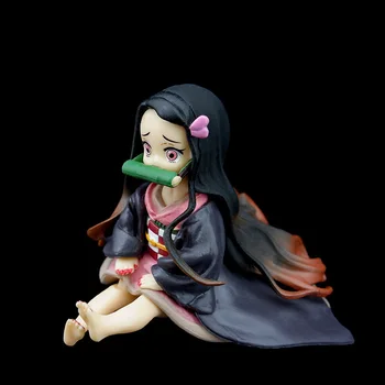 Anime Figurina PVC Model Demon Slayer Kimetsu Nu Yaiba Q Posket Kamado Nezuko Cifrele de Colectare Jucarii Papusa Cadou