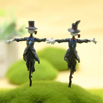 Anime Mutarea Castelul lui Howl figurina PVC Sperietoare Model Jucării, Ornamente de Gradina Moss Miniaturi Accesorii pentru Decor