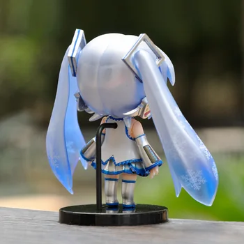 Anime10cm Hatsune Miku Figura PVC Model de Personaj de Desene animate kawaiii ochii mari cantareata figurina Tort de Decorare Pentru Copil Jucărie