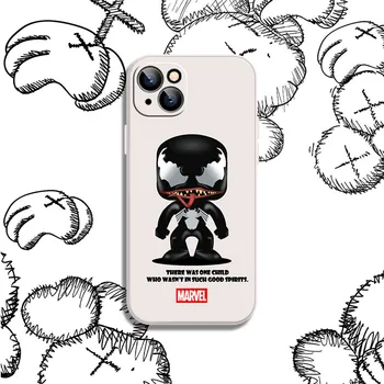 Avengers venin Spider man Pentru Apple iPhone 13 12 11 Pro Mini X XR XS Max 6 6S 7 8 Plus Caz Telefon TPU Silicon Lichid coque funda