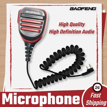 BAOFENG Difuzor Microfon de Înaltă Calitate, Patru Culori de Înaltă Definiție Audio Walkie Talkie Microfon Pentru 888S UV82 UV5R UV10R UV16 P15UV