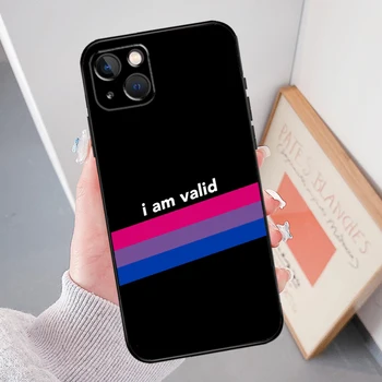 Bisexual Bi Pride LGBT Caz Moale Pentru iPhone 11 14 Pro Max 13 14 Pro X XR XS Max 7 8 Plus SE 2020 12 13 Mini Telefon Coque