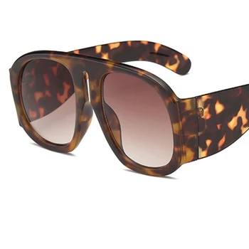 Cadru mare Pilot de sex Feminin de ochelari de Soare Fashion Brand de Lux Clar ochelari de Soare Barbati Supradimensionat ochelari de Soare Pentru Vara Femei Bărbați UV400