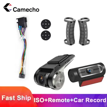 Camecho 2 Din Radio Auto Accessior Android Auto Multimedia Player Conectorul Cablului de Comandă de pe Volan Pentru VW Toyota Nissan