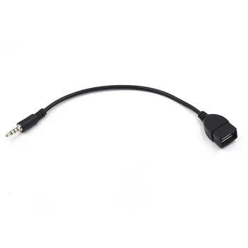 Car Audio AUX USB Tip O Femeie OTG Converter Pentru polo 9n civic clio passat b5 focus mk2 fiat bravo nissan lovituri