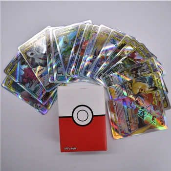Carduri Pokemon 300 GX 200 V MAX cel Mai bun Charizard Vanzarea de Copii Luptă Versiunea în limba engleză Joc de Echipa Tag-ul Stralucitoare Vmax TOMY Pokemon