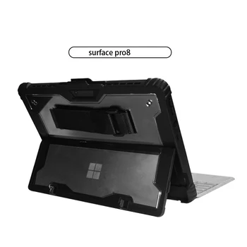 Caz Pentru Microsoft Surface Pro X 8 , All-in-One de Protecție Robust Caz Acoperire cu Suport Stilou pentru Suprafața ProX Pro8