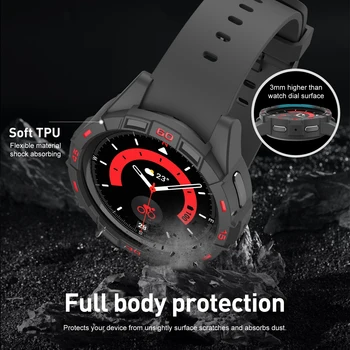 Ceas de Acoperire pentru Samsung Galaxy Watch 4 5 44mm Ceasul 4 classic 46mm Încărcător TPU Curea Trupa Bara de protecție Caz pentru a Viziona 3 41mm 5Pro 45mm