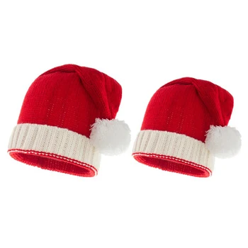 Copil Pălărie De Crăciun Mama De Crăciun Cald Capac Copii Tricot Pălării De Iarnă Pentru Fete Baieti Îngroșa Capac Beanie