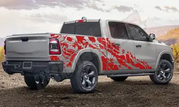 Coșmar Decal Autocolant Sport Compatibil cu Dodge Ram Crew Cab Partea de Vinil Rebel Laramie 2020 2021 Nouă Generație splash