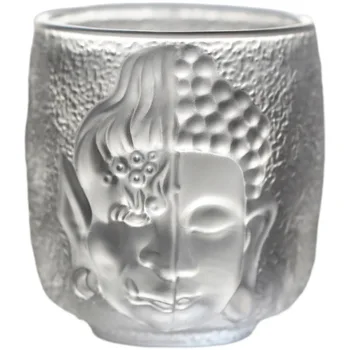 Creative statuie a lui Buddha de imprimare fără plumb sticla cesti de ceai 100ML de birou de uz Casnic ceai drinkware cana de sticla