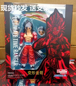 Demonic se Potrivesc de Timp Final Ranger Dragon Ball SHF Super Saiyan 4Vegetto Anime Model de Acțiune Figura Figurals Brinquedos Jucării Gif