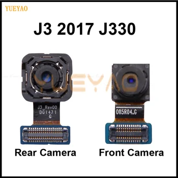 Din Spate, Camera Din Spate Pentru Samsung Galaxy J3（2017）/ J330 Spate Mare Principal Camera Spate, Camera Frontală A Modulului De Cablu Flex Piese De Schimb