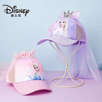 Disney pentru Copii Atins Pălăria Congelate Aisha Printesa Șapcă de Baseball Respirabil Vara Plasă Subțire Fete Palarie de Soare