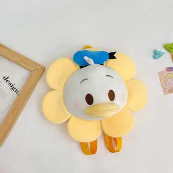 Disney Pluș Winnie Pooh Donald Duck Kawaii Sac De Flori De Cires Primavara Drăguț Papusa Plushine Pufos Rucsac Jucărie Drăguț Sac De Școală