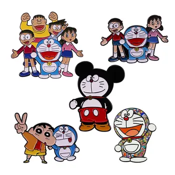 Doraemon Email Ace Colecta Nobita Nobi Shizuka Minamoto Takeshi Goda Suneo Honekawa Dorami Metal Desene Animate Brosa Insigne