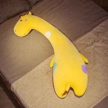 Drăguț Moale Cot Lung Dinozaur Girafa, Flamingo Rață Pernă De Pluș, Jucării Umplute Pauză Biroul De Somn Somn Pat Perna Cadou Pentru Copii
