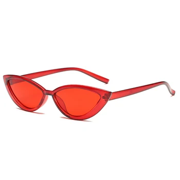 Elbru Epocă ochelari de Soare Cateye Femei Sexy Retro Designer de Brand Cadru Mic Colorate Ochelari Umbrele de soare Ochelari Pentru Femei UV400