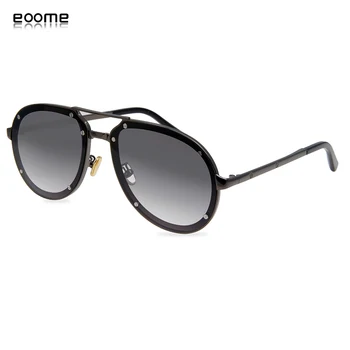 Eoome mai Nou de Design vestimentar 2020 Lux Metal Bărbați ochelari de soare de înaltă Calitate de Pilot forma UV 400, Cu acces gratuit la caz