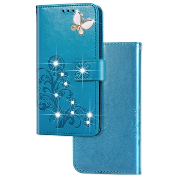 Flip Book case pentru Samsung Galaxy A01 A10 A10S A71 A51 M01 M21 A21S A20 M10S Flori Portofel din Piele Capacul Telefonului