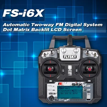 FLYSKY FS-i6X I6X AFHDS 2A RC Transmițător cu X6B IA6B IA10B Receptor 10CH 2.4 GHz pentru Aairplane Elicopter FPV Racing D