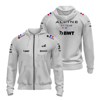 Formula One Alpine F1 Team Alonso Pălărie Albastră 2022 Nou F1 Sacou Hanorac Oficial de Vânzare Fierbinte Sport de Curse cu Fermoar Cămașă Bărbați și Femei