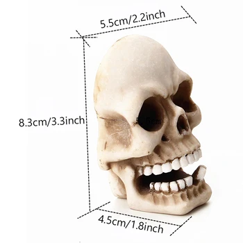 Halloween Schelet Titular Cheie Realist Craniu Uman Decor Bobinare Agățat De Perete Cabluri De Încărcare Magazin Cuier De Perete