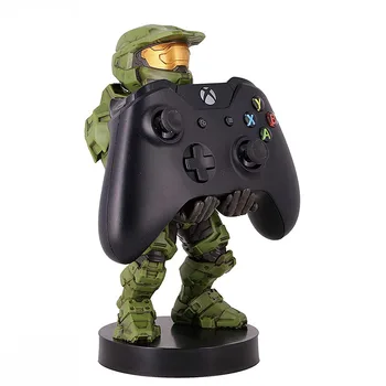 Halo PS4 Xbox Mâner Suport Verde Soldat Telefon Mobil Suport Telefon Mobil, Stand PS5 Halo Acțiune Figura Jucării, Decorațiuni Cadouri