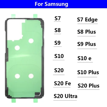 Impermeabil Spate Baterie Capac de Sticlă Autocolant Pentru Samsung Galaxy S7 S8 S9 S10 S20 Plus S10e S7 Edge Nota 8 9 S20 Ultra fe