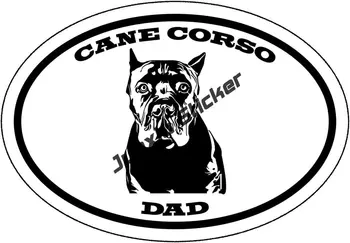 Italiană Cane Corso Tatal Decal Cane Corso Rasa de Câine de Desene animate Autocolant pentru Bara de protecție Auto Laptop-uri Butucii Windows Masini Camioane Pereti