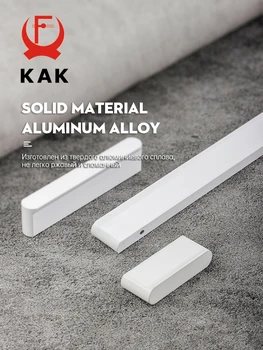 KAK Moda Alb Lung Cabinet Mânere 1500mm Lungime Aliaj de Aluminiu de Bucatarie Usa de Dulap Trage Mobilier Mâner Ușă Hardware